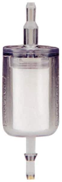 Parker - 1/4" Outlet, 125 Max psi, Inline Filters, Regulators & Lubricators - 10.1 CFM, Disposable Gas or Liquid Filter, 3-1/2" Long - Eagle Tool & Supply