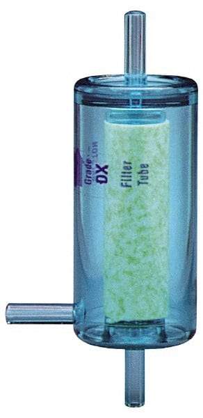 Parker - 1/4" Outlet, 125 Max psi, Inline Filters, Regulators & Lubricators - 7.3 CFM, Disposable Gas or Liquid Filter, 4-1/2" Long - Eagle Tool & Supply