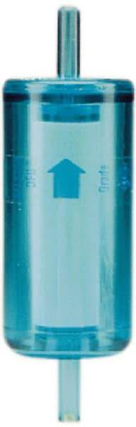 Parker - 1/4" Outlet, 125 Max psi, Inline Filters, Regulators & Lubricators - 14.6 CFM, Disposable Gas or Liquid Filter, 4-1/2" Long - Eagle Tool & Supply