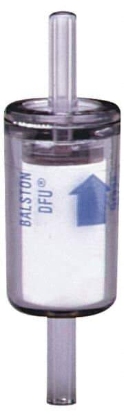 Parker - 1/4" Outlet, 125 Max psi, Inline Filters, Regulators & Lubricators - 6.6 CFM, Disposable Gas or Liquid Filter, 3-1/4" Long - Eagle Tool & Supply
