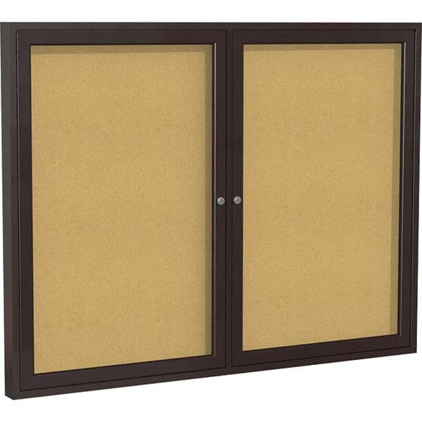 Ghent - Cork Bulletin Boards Style: Enclosed Cork Bulletin Boards Color: Natural Cork - Eagle Tool & Supply