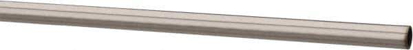 Made in USA - 6 to 7' Long, 1/4" OD, 304 Stainless Steel Tube - 0.02" Wall Thickness - Eagle Tool & Supply