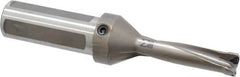 Kennametal - 3" Max Drill Depth, 4xD, 3/4" Diam, Indexable Insert Drill - 2 Inserts, 1-1/4" Shank Diam, Straight Shank - Eagle Tool & Supply