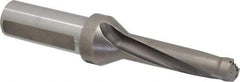 Kennametal - 3-1/2" Max Drill Depth, 4xD, 7/8" Diam, Indexable Insert Drill - 2 Inserts, 1-1/4" Shank Diam, Straight Shank - Eagle Tool & Supply
