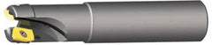 Kennametal - 1-1/4" Cut Diam, 0.404" Max Depth of Cut, 1-1/4" Shank Diam, 8" OAL, Indexable Square Shoulder End Mill - LFEW 252... Inserts, Cylindrical Shank, 0° Lead Angle - Eagle Tool & Supply