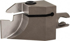 Kennametal - System Size KM16, Left Hand Cut, Modular Cutoff Cutting Unit Head - A2S A2 Insert Style, 1.181" Head Length, 0.669" Center to Cutting Edge, Series Micro A2 - Eagle Tool & Supply