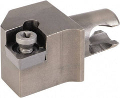 Kennametal - Right Hand Cut, Size KM16, CCMT 09T308 Insert Compatiblity, External Modular Turning & Profiling Cutting Unit Head - 10mm Ctr to Cutting Edge, 20mm Head Length, Through Coolant, Series Micro Screw-On - Eagle Tool & Supply