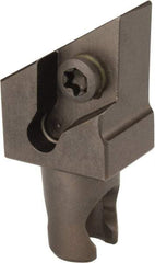 Kennametal - Left Hand Cut, Size KM12, DCMT 32.52 Insert Compatiblity, External Modular Turning & Profiling Cutting Unit Head - 8mm Ctr to Cutting Edge, 20mm Head Length, Through Coolant, Series Micro Screw-On - Eagle Tool & Supply