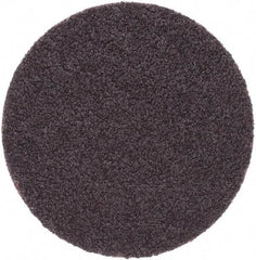 Norton - 2" Diam, 50 Grit Aluminum Oxide Adhesive PSA Disc - Coarse Grade, Brown, X Weighted Backing, Flexible - Eagle Tool & Supply