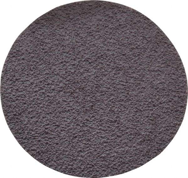 Norton - 2" Diam, 80 Grit Aluminum Oxide Adhesive PSA Disc - Coarse Grade, Brown, X Weighted Backing, Flexible - Eagle Tool & Supply