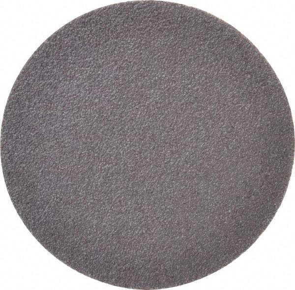 Norton - 5" Diam, 36 Grit Aluminum Oxide Adhesive PSA Disc - Very Coarse, Maroon, X Weighted Cloth Backing, Flexible - Eagle Tool & Supply