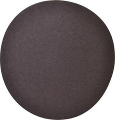 Norton - 8" Diam, 60 Grit Aluminum Oxide Adhesive PSA Disc - Coarse Grade, Maroon, X Weighted Backing, Flexible - Eagle Tool & Supply