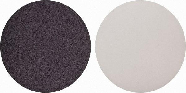 Norton - 10" Diam, 40 Grit Aluminum Oxide Adhesive PSA Disc - Very Coarse, Brown, X Weighted Cloth Backing, Flexible - Eagle Tool & Supply