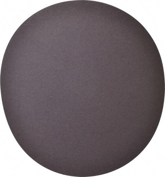 Norton - 10" Diam, 80 Grit Aluminum Oxide Adhesive PSA Disc - Coarse Grade, Brown, X Weighted Backing, Flexible - Eagle Tool & Supply
