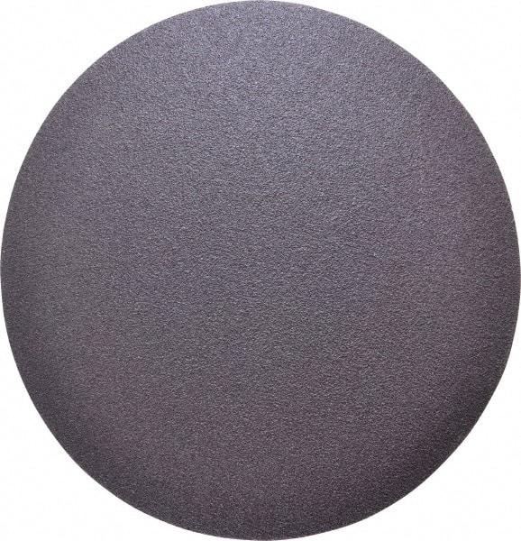 Norton - 12" Diam, 40 Grit Aluminum Oxide Adhesive PSA Disc - Very Coarse, Brown, X Weighted Cloth Backing, Flexible - Eagle Tool & Supply