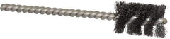 Weiler - 5/8" Diam Helical Steel Tube Brush - 0.005" Filament Diam, 1" Brush Length, 3-1/2" OAL, 3/16" Diam Stainless Steel Shank - Eagle Tool & Supply