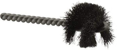 Weiler - 1-1/4" Diam Helical Steel Tube Brush - 0.008" Filament Diam, 1" Brush Length, 3-1/2" OAL, 1/4" Diam Stainless Steel Shank - Eagle Tool & Supply