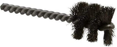 Weiler - 1" Diam Helical Stainless Steel Tube Brush - 0.008" Filament Diam, 1" Brush Length, 3-1/2" OAL, 1/4" Diam Stainless Steel Shank - Eagle Tool & Supply