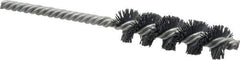 Weiler - 3/4" Diam Helical Nylon Tube Brush - Single Spiral, 0.022" Filament Diam, 2-1/2" Brush Length, 5-1/2" OAL, 1/4" Diam Shank - Eagle Tool & Supply