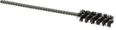 Weiler - 3/8" Diam Helical Steel Tube Brush - 0.006" Filament Diam, 1" Brush Length, 3-1/2" OAL, 1/8" Diam Stainless Steel Shank - Eagle Tool & Supply