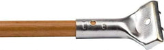 Weiler - 60 x 15/16" Wood Handle for Strip Broom - Tan - Eagle Tool & Supply