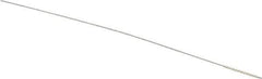 Weiler - 0.05" Diam Helical Nylon Tube Brush - 0.012" Filament Diam, 1/2" Brush Length, 4" OAL, 0.022" Diam Shank - Eagle Tool & Supply