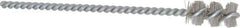 Weiler - 0.515" Diam Helical Nylon Tube Brush - 0.012" Filament Diam, 1" Brush Length, 5" OAL, 0.194" Diam Shank - Eagle Tool & Supply