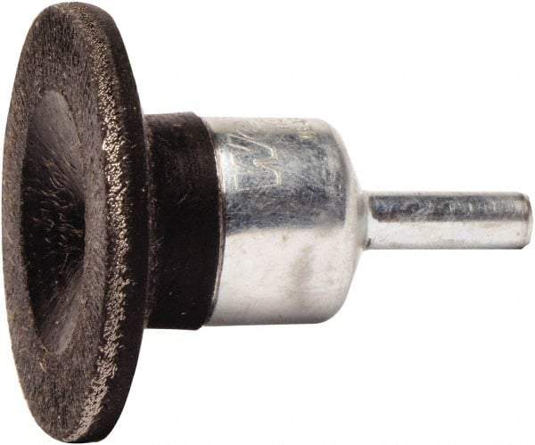 Weiler - Crimped, End Brushes - 1-3/4" .006 WIRE ENCPSLTD FALRED ENDBRUSH - Eagle Tool & Supply