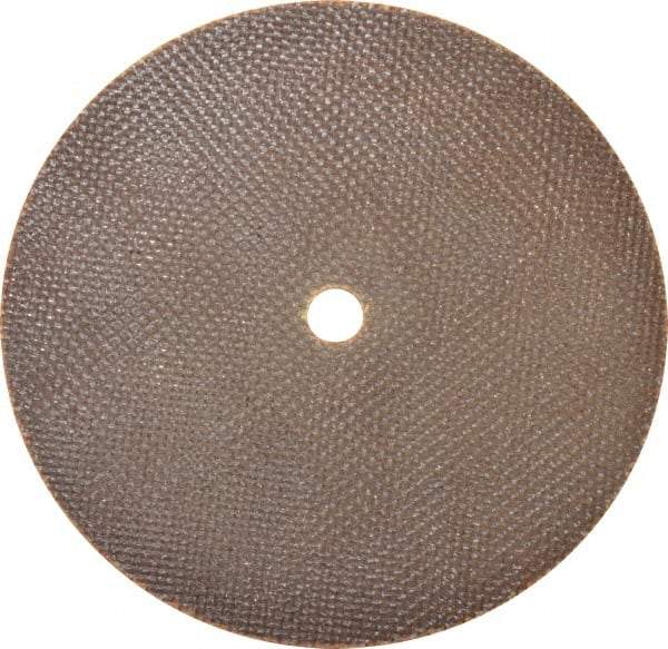 Norton - 6" 60 Grit Aluminum Oxide Cutoff Wheel - 0.06" Thick, 1/2" Arbor, 10,190 Max RPM, Use with Die Grinders - Eagle Tool & Supply