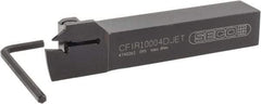 Seco - CFI, Right Hand Cut, 1" Shank Height x 1" Shank Width, Indexable Turning Toolholder - 6" OAL, LC..1604.. Insert Compatibility, Series Jetstream - Eagle Tool & Supply
