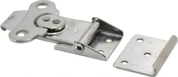 Value Collection - 3.43" Long x 2-3/4" Wide x 0.67" High, Draw Latch - Stainless Steel, with Natural Finish - Eagle Tool & Supply