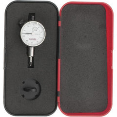 SPI - 1/4" Range, 0-50-0 Dial Reading, 0.001" Graduation Dial Drop Indicator - 1-1/2" Dial, 0.1" Range per Revolution, Revolution Counter, Includes NPL Traceability Certification - Eagle Tool & Supply