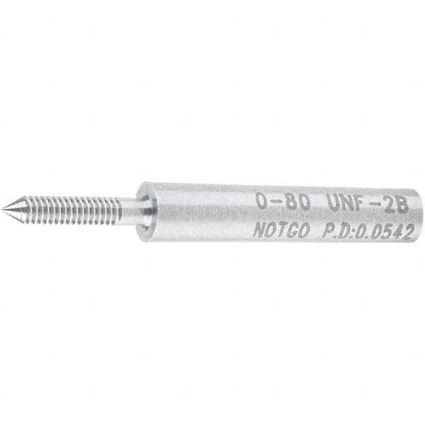 SPI - #0-80, Class 2B, Single End Plug Thread No Go Gage - Steel, Size 000 Handle Not Included - Eagle Tool & Supply