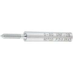 SPI - #0-80, Class 2B, Single End Plug Thread No Go Gage - Steel, Size 000 Handle Not Included - Eagle Tool & Supply