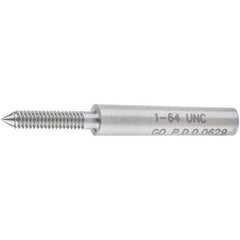 SPI - #1-64, Class 2B, 3B, Single End Plug Thread Go Gage - Steel, Size 000 Handle Not Included - Eagle Tool & Supply