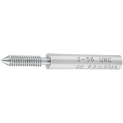 SPI - #2-56, Class 2B, 3B, Single End Plug Thread Go Gage - Steel, Size 000 Handle Not Included - Eagle Tool & Supply