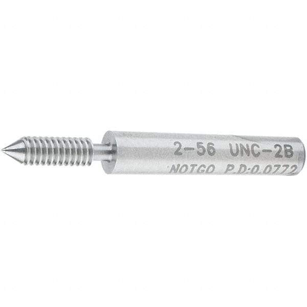 SPI - #2-56, Class 2B, Single End Plug Thread No Go Gage - Steel, Size 000 Handle Not Included - Eagle Tool & Supply