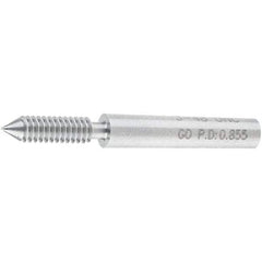 SPI - #3-48, Class 2B, 3B, Single End Plug Thread Go Gage - Steel, Size 000 Handle Not Included - Eagle Tool & Supply
