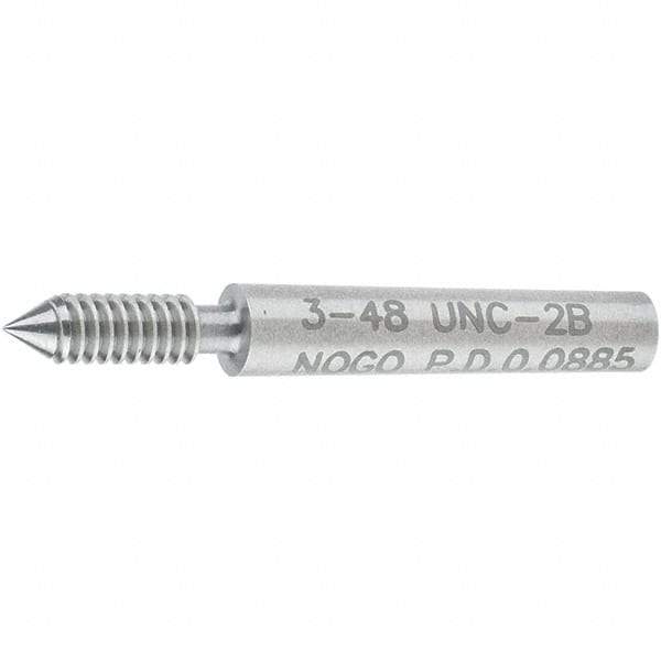 SPI - #3-48, Class 2B, Single End Plug Thread No Go Gage - Steel, Size 000 Handle Not Included - Eagle Tool & Supply