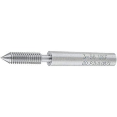 SPI - #3-56, Class 2B, 3B, Single End Plug Thread Go Gage - Steel, Size 000 Handle Not Included - Eagle Tool & Supply