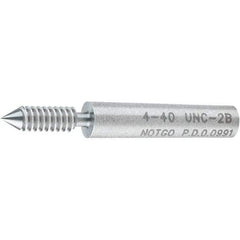 SPI - #4-40, Class 2B, Single End Plug Thread No Go Gage - Steel, Size 00 Handle Not Included - Eagle Tool & Supply