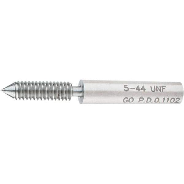 SPI - #5-44, Class 2B, 3B, Single End Plug Thread Go Gage - Steel, Size 00 Handle Not Included - Eagle Tool & Supply