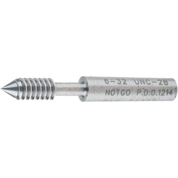 SPI - #6-32, Class 2B, Single End Plug Thread No Go Gage - Steel, Size 00 Handle Not Included - Eagle Tool & Supply