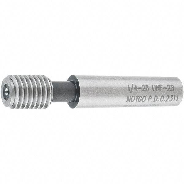 SPI - 1/4-28, Class 2B, Single End Plug Thread No Go Gage - Steel, Size 1 Handle Not Included - Eagle Tool & Supply
