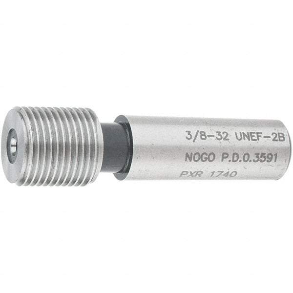 SPI - 3/8-32, Class 2B, Single End Plug Thread No Go Gage - Steel, Size 2 Handle Not Included - Eagle Tool & Supply