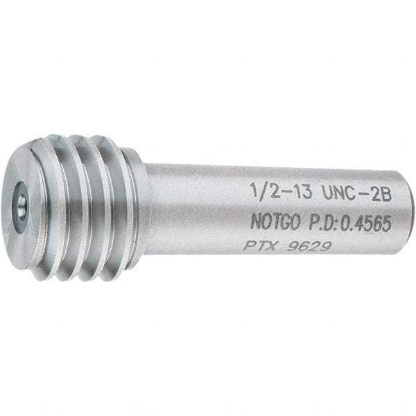 SPI - 1/2-13, Class 2B, Single End Plug Thread No Go Gage - Steel, Size 2 Handle Not Included - Eagle Tool & Supply