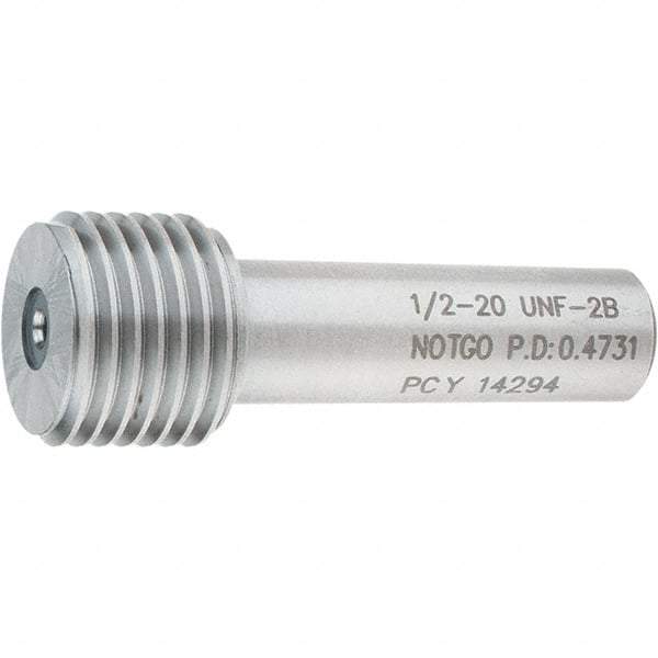 SPI - 1/2-20, Class 2B, Single End Plug Thread No Go Gage - Steel, Size 2 Handle Not Included - Eagle Tool & Supply