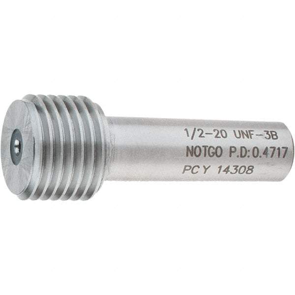 SPI - 1/2-20, Class 3B, Single End Plug Thread No Go Gage - Steel, Size 2 Handle Not Included - Eagle Tool & Supply
