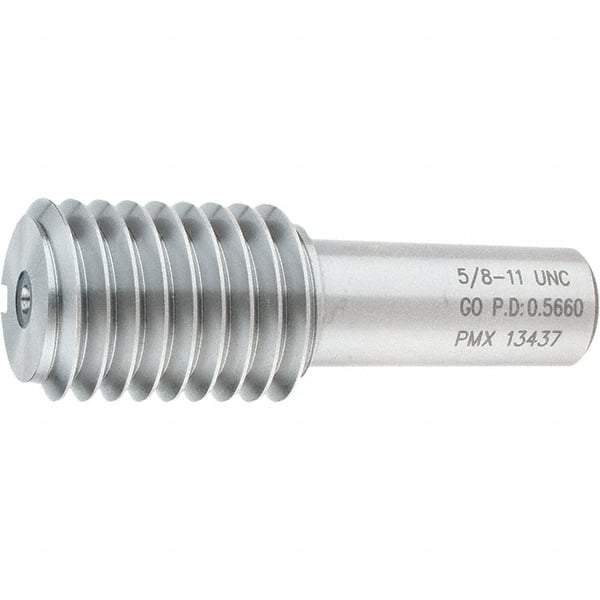 SPI - 5/8-11, Class 2B, 3B, Single End Plug Thread Go Gage - Steel, Size 3 Handle Not Included - Eagle Tool & Supply