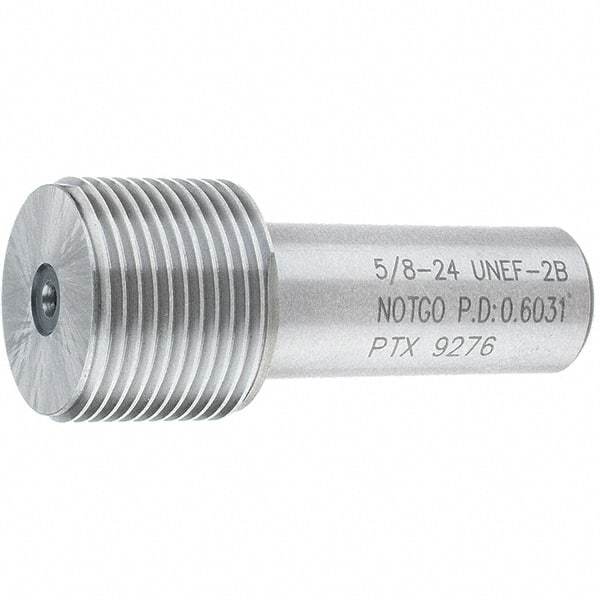 SPI - 5/8-24, Class 2B, Single End Plug Thread No Go Gage - Steel, Size 3 Handle Not Included - Eagle Tool & Supply